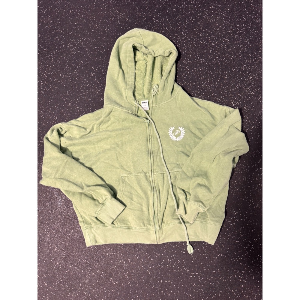 Pink vs full zip hoodie